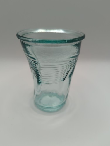 Crushed effect drinking glass - effect,