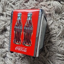Coca-Cola Ice Coke Napkin Dispenser  Tin Table Advertising Retro Style 2012 ⭐️⭐️