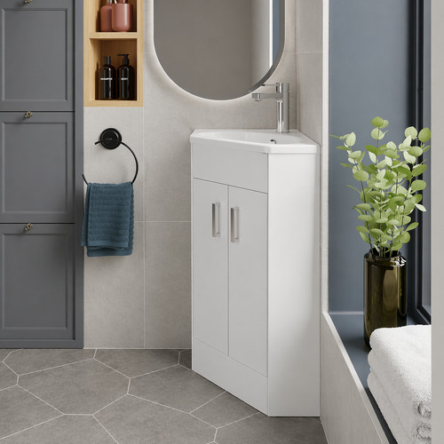 500mm corner vanity - 500mm, unit