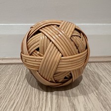 Wicker Woven Strand Rattan sphere decorative ball