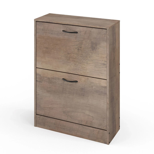 Wooden drawer shoe cabinet - 2,