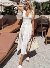 ZARA ZW Collection Ecru