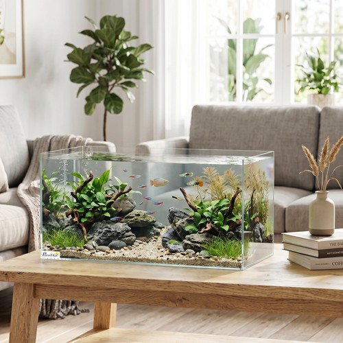 51l fish tank glass - tank,, aquarium