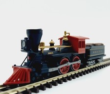 N Gauge 1:160 Scale American Type Railroad General Steam Locomotive Train 