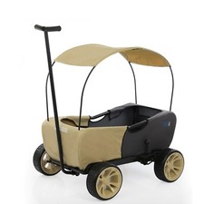 hauck Eco Mobil - Pull Along Wagon with Roof up to 50kg, All Terrain