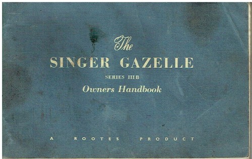 Singer gazelle series - series, iiib