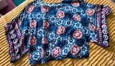 Fabindia Blue Mix Cropped