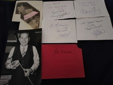 VINTAGE SNOOKER AUTOGRAPH