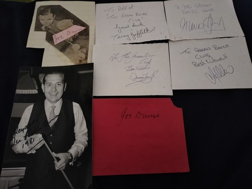 Vintage snooker autograph - snooker,