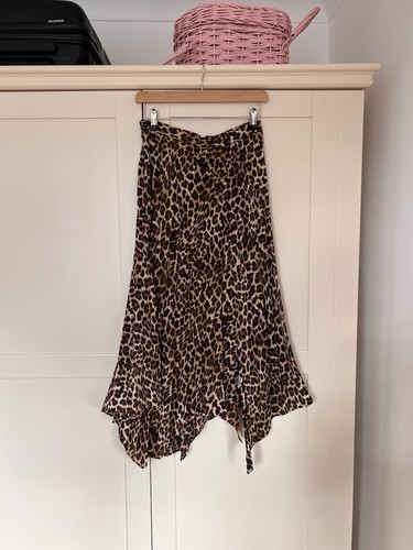 Zara women midi skirt animal - zara, women's