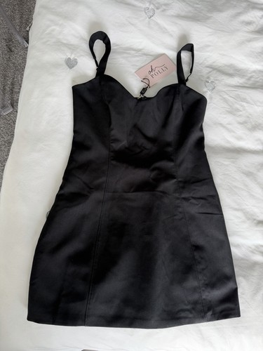 Black polly dress size uk - black,