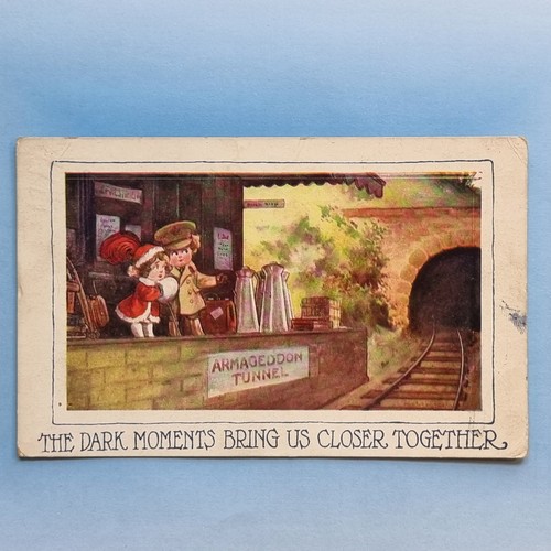 Comic postcard c1920 - comic,