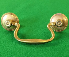 Cast brass swan neck handle