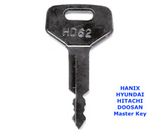 HD62 HANIX HYUNDAI HITATCHI DOOSAN Master Plant Excavator Key + FAST FREE POST !