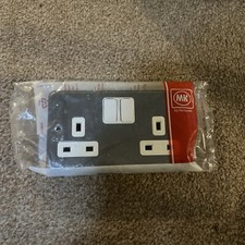 MK Albany Plus Double Socket