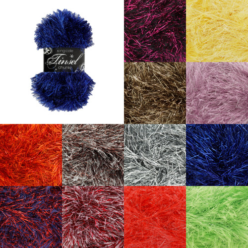 King cole tinsel chunky - king, yarn