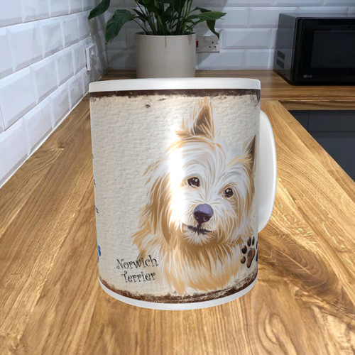 Norwich terrier dog 11oz - terrier,