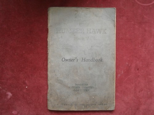 Humber hawk mark owners - humber,