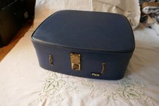 Pixie - Made in England - Ladies overnight Bag Suitcase Day Case in Blue.