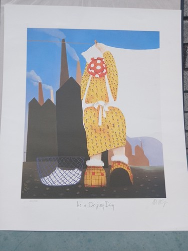 Signed mackenzie thorpe litho - signed,