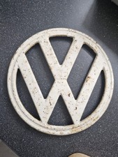 Vw Type 2 T2 Camper van Bus Vintage Front Badge Volkswagen Retro 70's. 10". Rat.