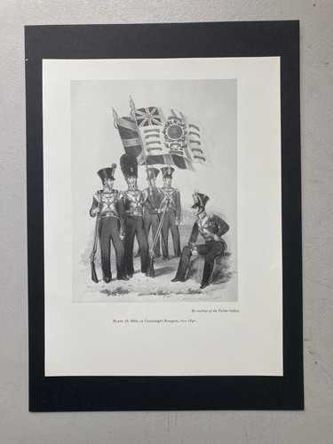 Vintage military print 88th - military,