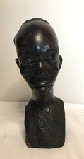 Vintage African wood male head