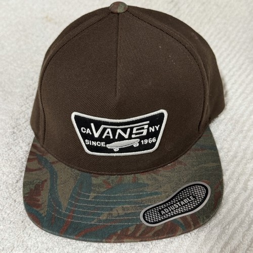 Vans brown camo brim - camo, hat