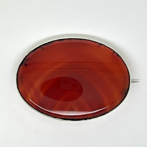 Vintage large carnelian agate - large,