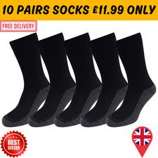 10 PAIRS Mens Work Socks