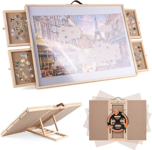 Jigsaw puzzle board - puzzle, folding
