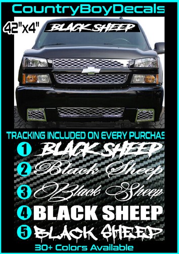 Black sheep vinyl - sheep, decal