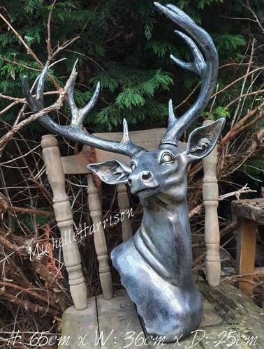 Large stag deer head - stag,