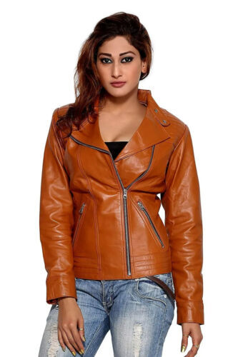 Tan women genuine - tan, lambskin