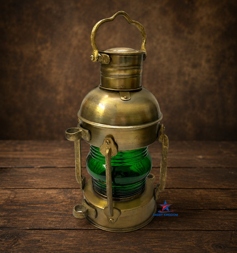 Nautical marine brass boat - nautical,