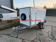 Used 2024 Tickners ECO744 7 x 4 x 4ft Box Van Trailer & Side Door 750kg NO VAT✅