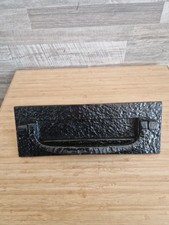 Black Antique Cast Iron Postal