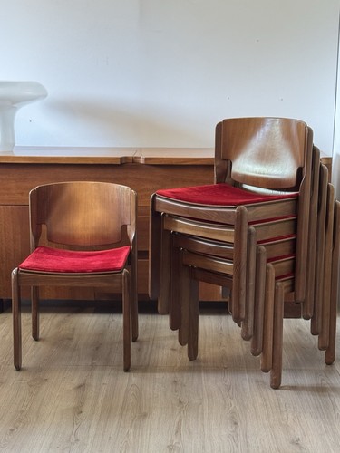 Cassina 122 chairs vintage - cassina,