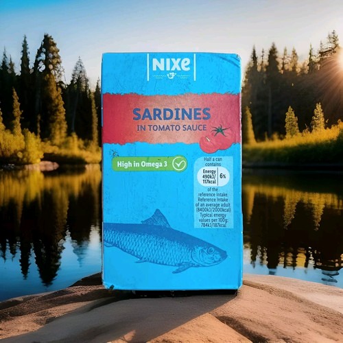 Tins sardines in rich - 10,