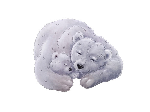 Tattered lace polar bear - polar, &