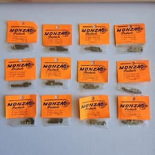 MONZA SLOT CAR RACING CUSTOM BRASS 7 TOOTH PINION GEARS BUNDLE VINTAGE (120)