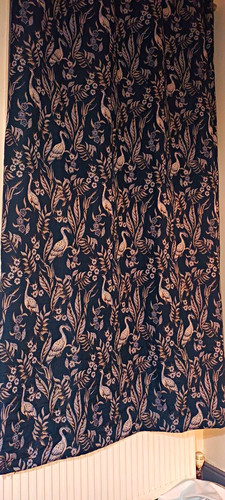 Blue beige floral - &,