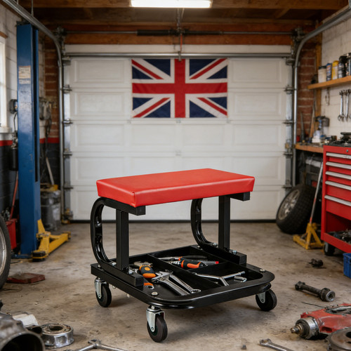Swivel wheel mechanics seat - wheel,