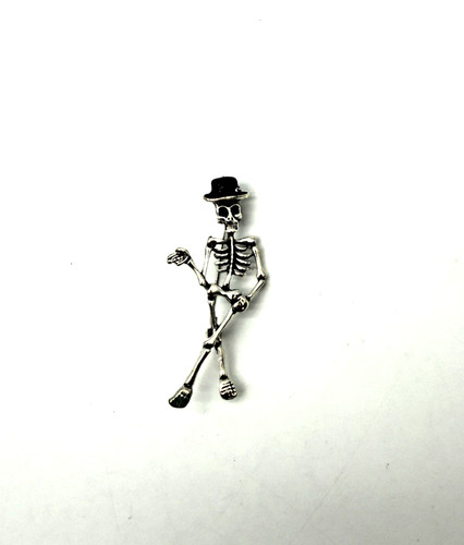 Skeleton brooch - skeleton,