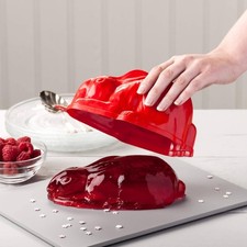 Vintage Red Rabbit Jelly Mold