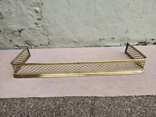 Brass Decorative Fire Fender Original Condition