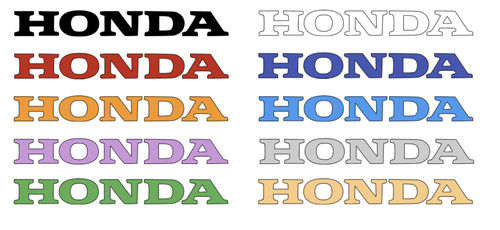 Honda motorbike vinyl - x,