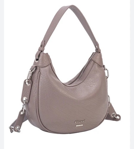Gionni grey leather silver - grey,