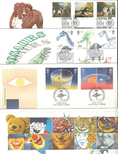 1990 1991 first day covers - 1990-1991,