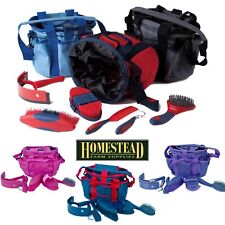 Rhinegold Horse Grooming Kit Bag - With 6 Grooming Items - 7 Colour Options